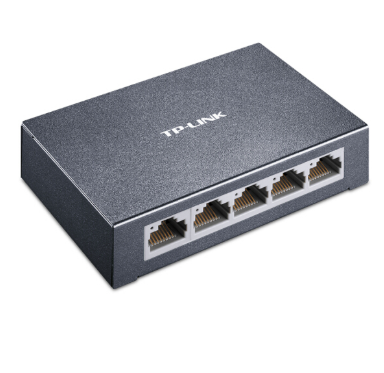 TP-LINK 5口百兆交换机 4口监控网络网线分线器 分流